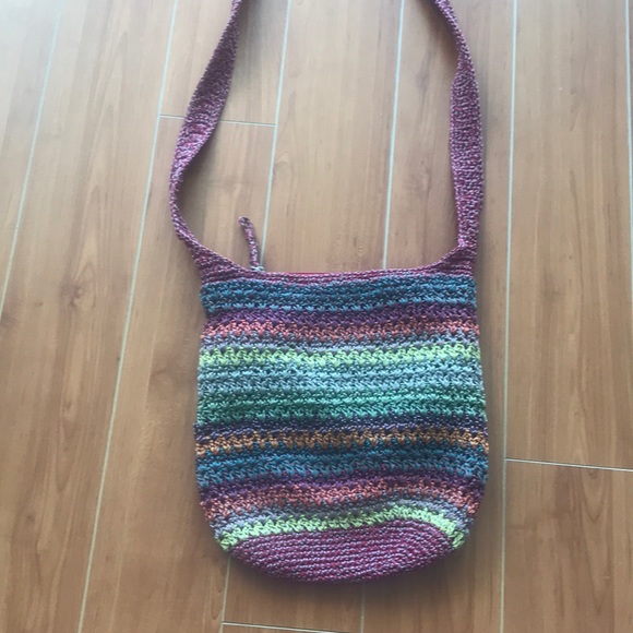 Multi color woven bag - Picture 1 of 5